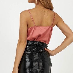 Showpo. Tops - NWT Rose Satin cami US Size 2 Showpo. Tops - NWT Rose Satin cami US Size 2